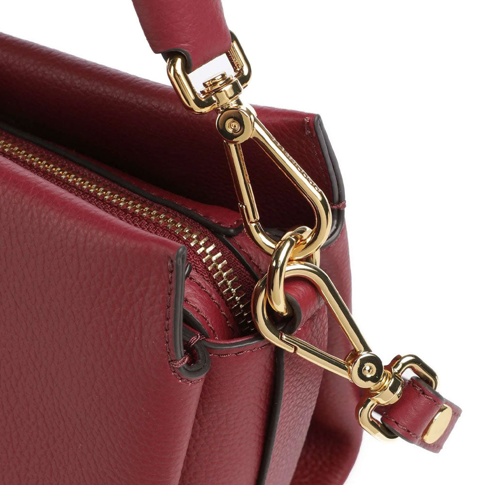 Borsa Donna a Mano COCCINELLE linea Boheme Small in Pelle Ribes - Prune