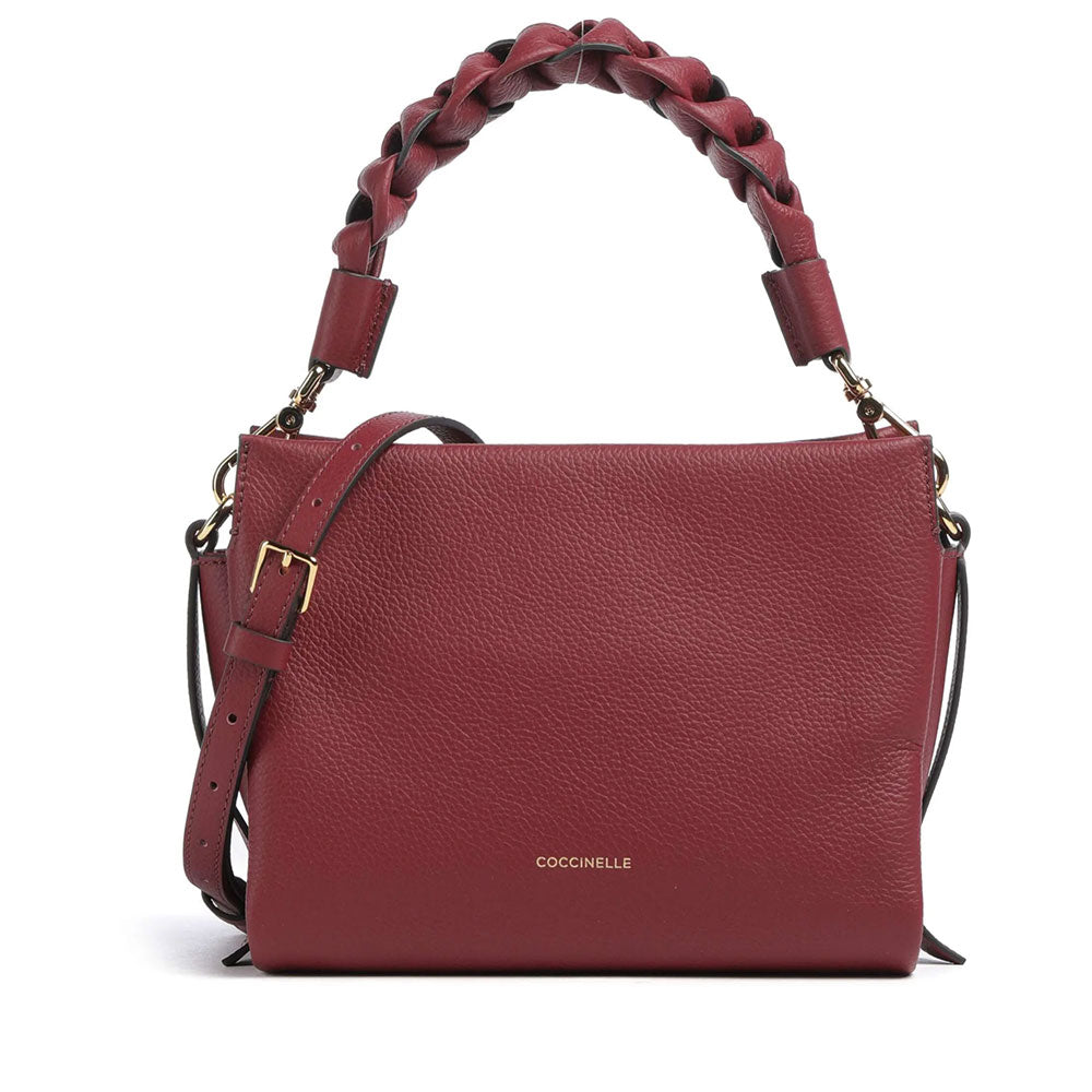 Borsa Donna a Mano COCCINELLE linea Boheme Small in Pelle Ribes - Prune