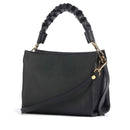 Borsa Donna a Mano COCCINELLE linea Boheme Small in Pelle Nero - Cognac