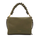 Borsa Donna a Mano COCCINELLE linea Boheme Small in Pelle Laurel Green - Fondant Brown