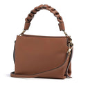 Borsa Donna a Mano COCCINELLE linea Boheme Small in Pelle Cognac - Nero