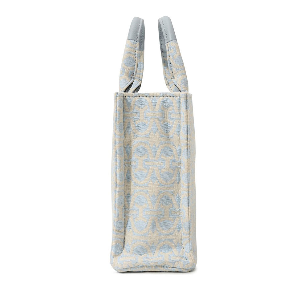 Borsa Donna a Mano COCCINELLE in Tessuto e Pelle Linea Never Without Bag Multi Blanco Misura Piccola