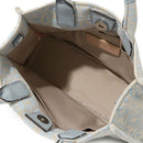 Borsa Donna a Mano COCCINELLE in Tessuto e Pelle Linea Never Without Bag Multi Blanco Misura Piccola