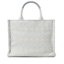Borsa Donna a Mano COCCINELLE in Tessuto e Pelle Linea Never Without Bag Multi Blanco Misura Piccola