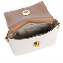 Borsa Donna a Tracolla COCCINELLE in Pelle linea Liya colore Blanco - Skin