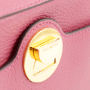 Women's Rosewood-Brandy Leather Crossbody Bag COCCINELLE Liya