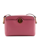 Women's Rosewood-Brandy Leather Crossbody Bag COCCINELLE Liya