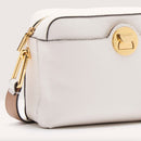 Borsa Donna a Tracolla COCCINELLE in Pelle linea Liya colore Blanco - Skin