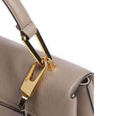 Borsa Donna a Mano COCCINELLE in Pelle linea Liya colore Warm Taupe - Rosette