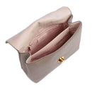 Borsa Donna a Mano COCCINELLE in Pelle linea Liya colore Warm Taupe - Rosette