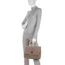 COCCINELLE Damenhandtasche aus Leder der Linie Liya, Farbe Warm Taupe - E1MD1180101