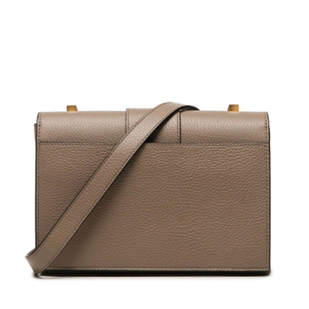 COCCINELLE Damen-Umhängetasche aus Leder der Arlettis-Linie in der Farbe Warm Taupe