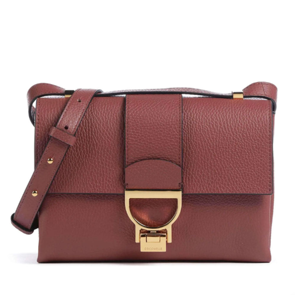 Borsa Donna a Tracolla COCCINELLE in Pelle Linea Arlettis colore Brandy