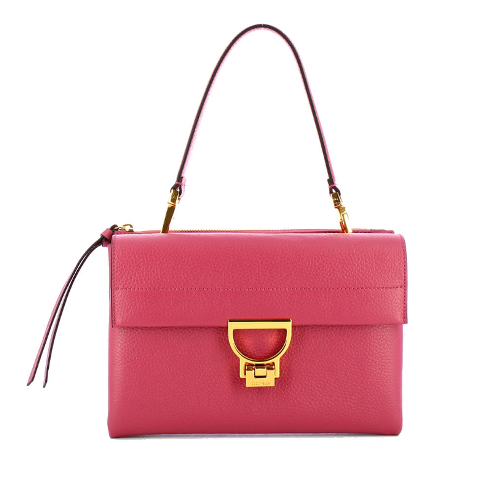 Borsa Donna a Spalla COCCINELLE in Pelle Linea Arlettis colore Rosewood
