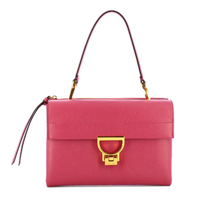 Women's Leather Shoulder Bag COCCINELLE Arlettis in Rosewood