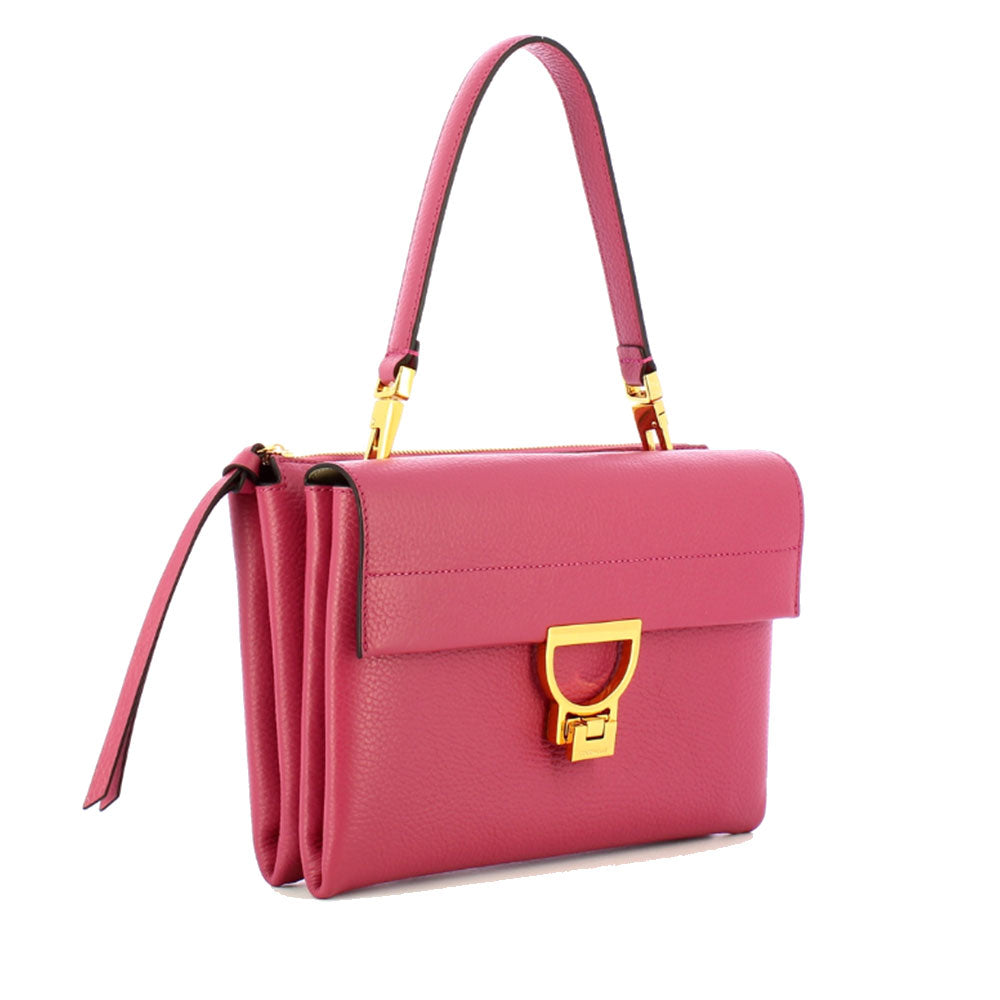 Borsa Donna a Spalla COCCINELLE in Pelle Linea Arlettis colore Rosewood