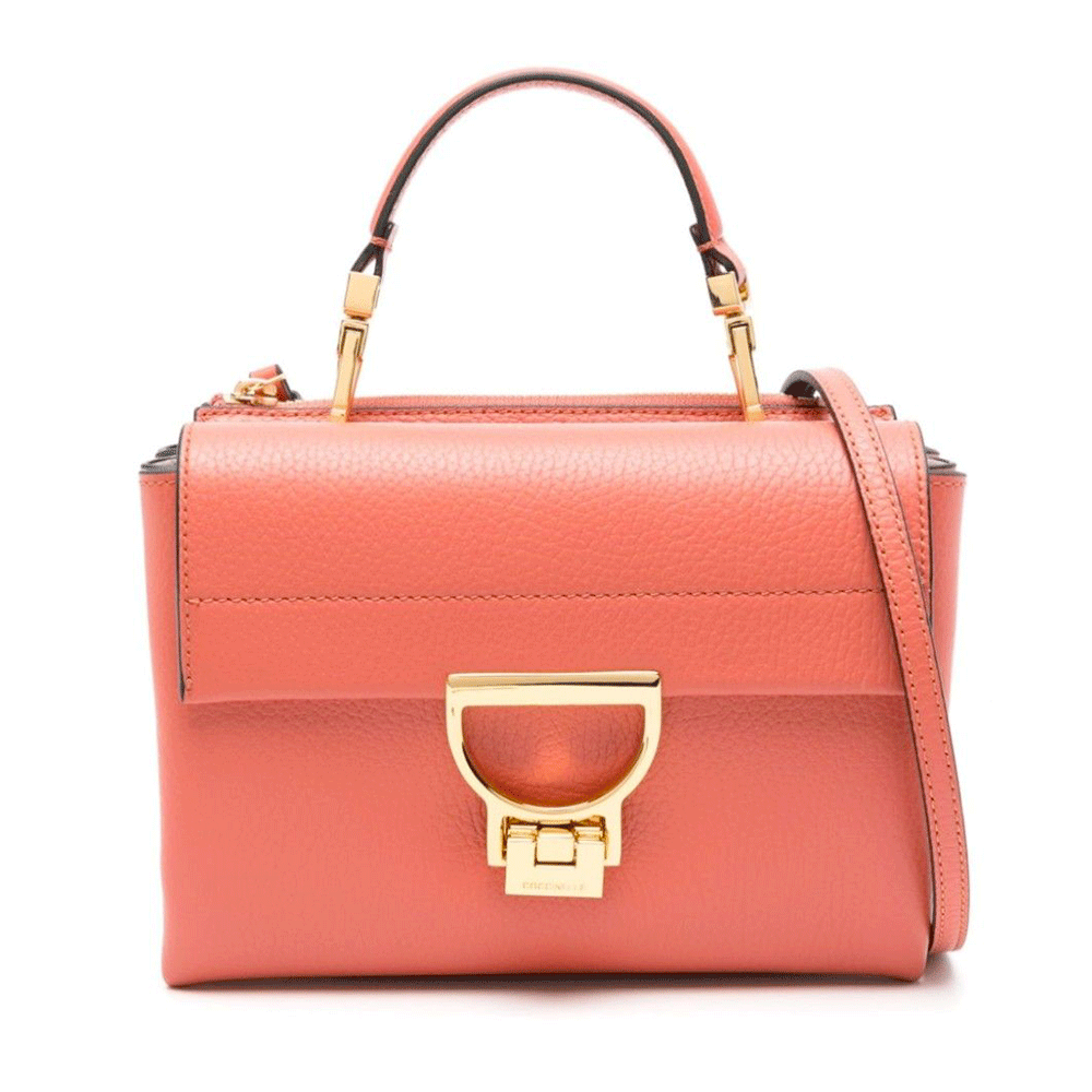 Borsa Donna a Mano COCCINELLE in Pelle Linea Arlettis colore Grenadine Red