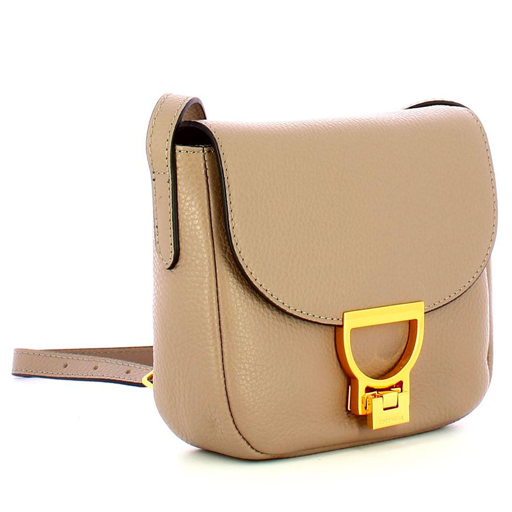 Borsa Donna a Tracolla COCCINELLE in Pelle Linea Arlettis colore Warm Taupe