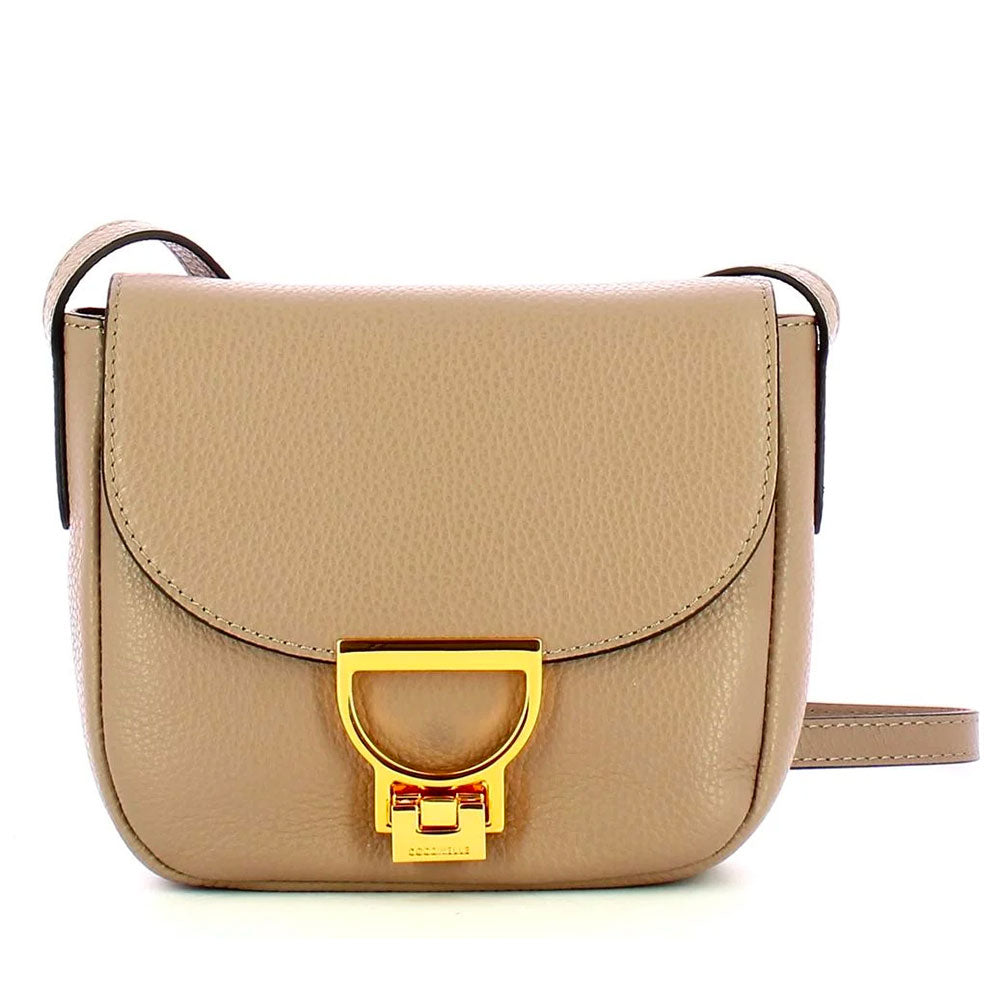 Borsa Donna a Tracolla COCCINELLE in Pelle Linea Arlettis colore Warm Taupe
