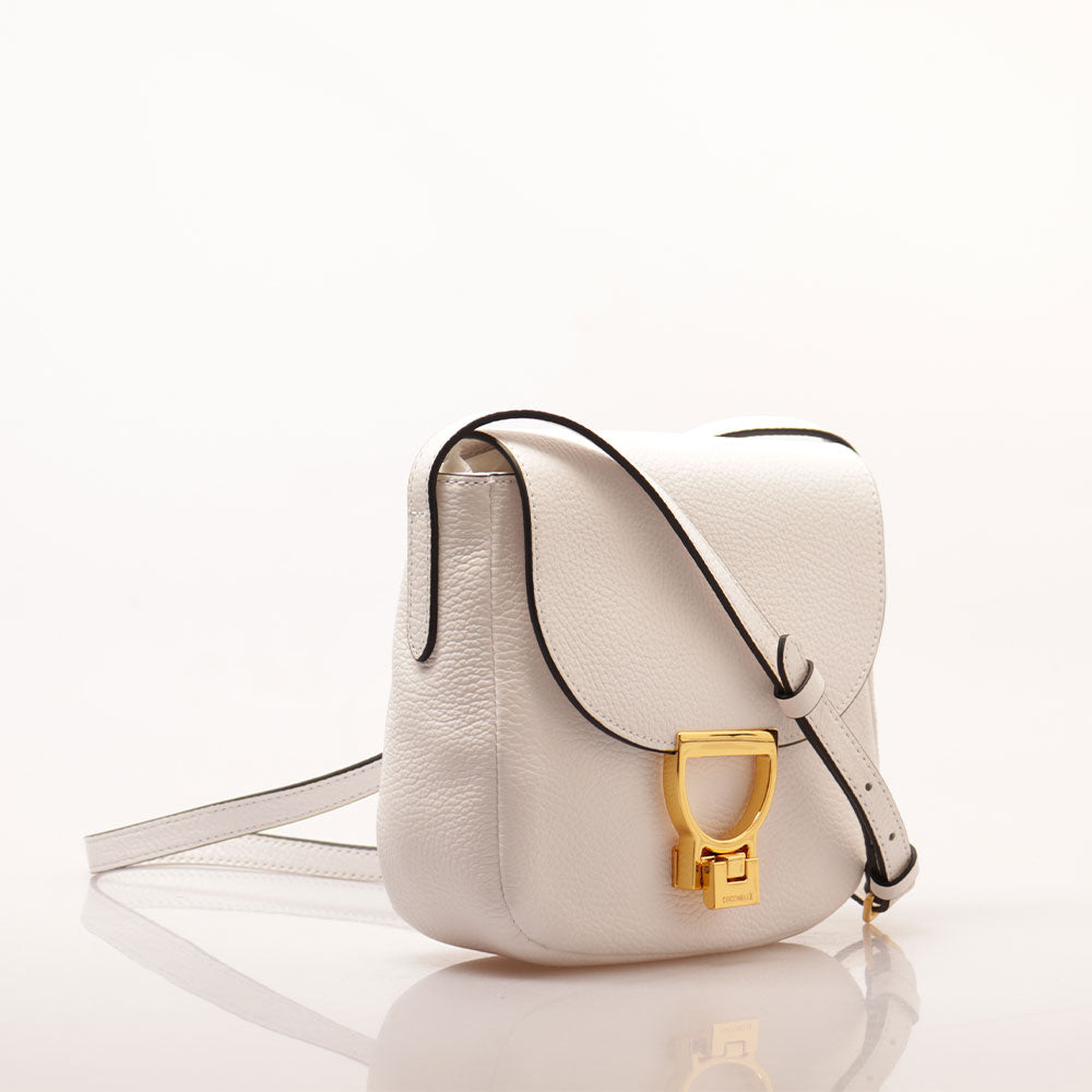 Borsa Donna a Tracolla COCCINELLE in Pelle Linea Arlettis colore Brillant White