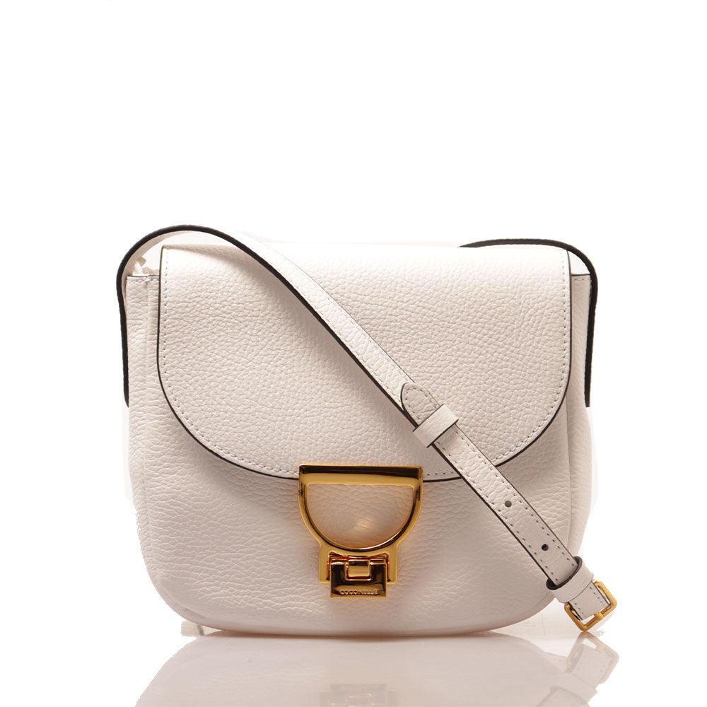 Borsa Donna a Tracolla COCCINELLE in Pelle Linea Arlettis colore Brillant White