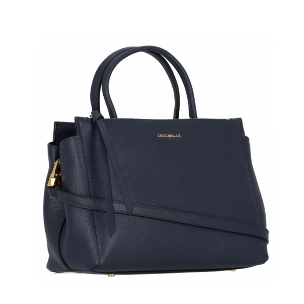 Borsa Donna a Mano COCCINELLE in Pelle linea Arlettis Medium Colore Midnight Blue