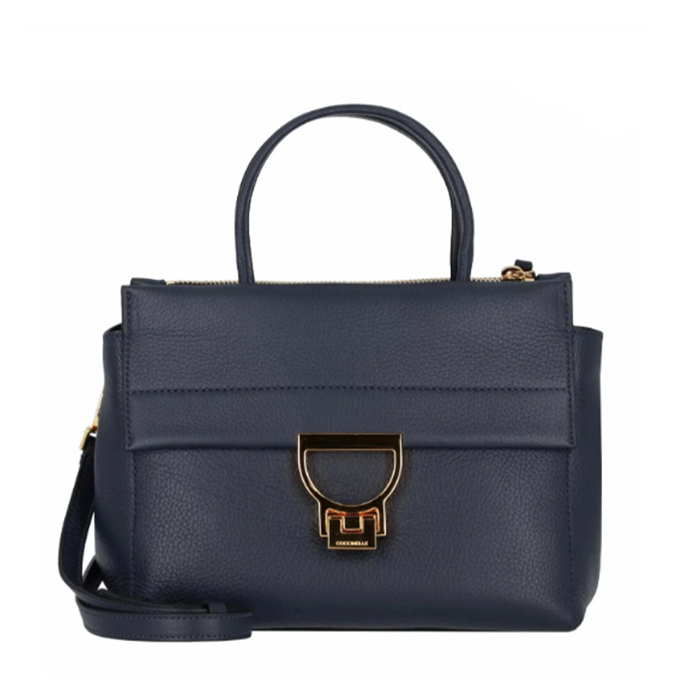 Borsa Donna a Mano COCCINELLE in Pelle linea Arlettis Medium Colore Midnight Blue