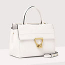 COCCINELLE Damen Handtasche aus Leder Arlettis Medium Line Farbe Coconut Milk