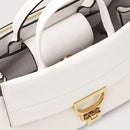 COCCINELLE Damen Handtasche aus Leder Arlettis Medium Line Farbe Coconut Milk