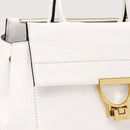 COCCINELLE Damen Handtasche aus Leder Arlettis Medium Line Farbe Coconut Milk