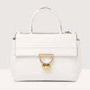 COCCINELLE Damen Handtasche aus Leder Arlettis Medium Line Farbe Coconut Milk
