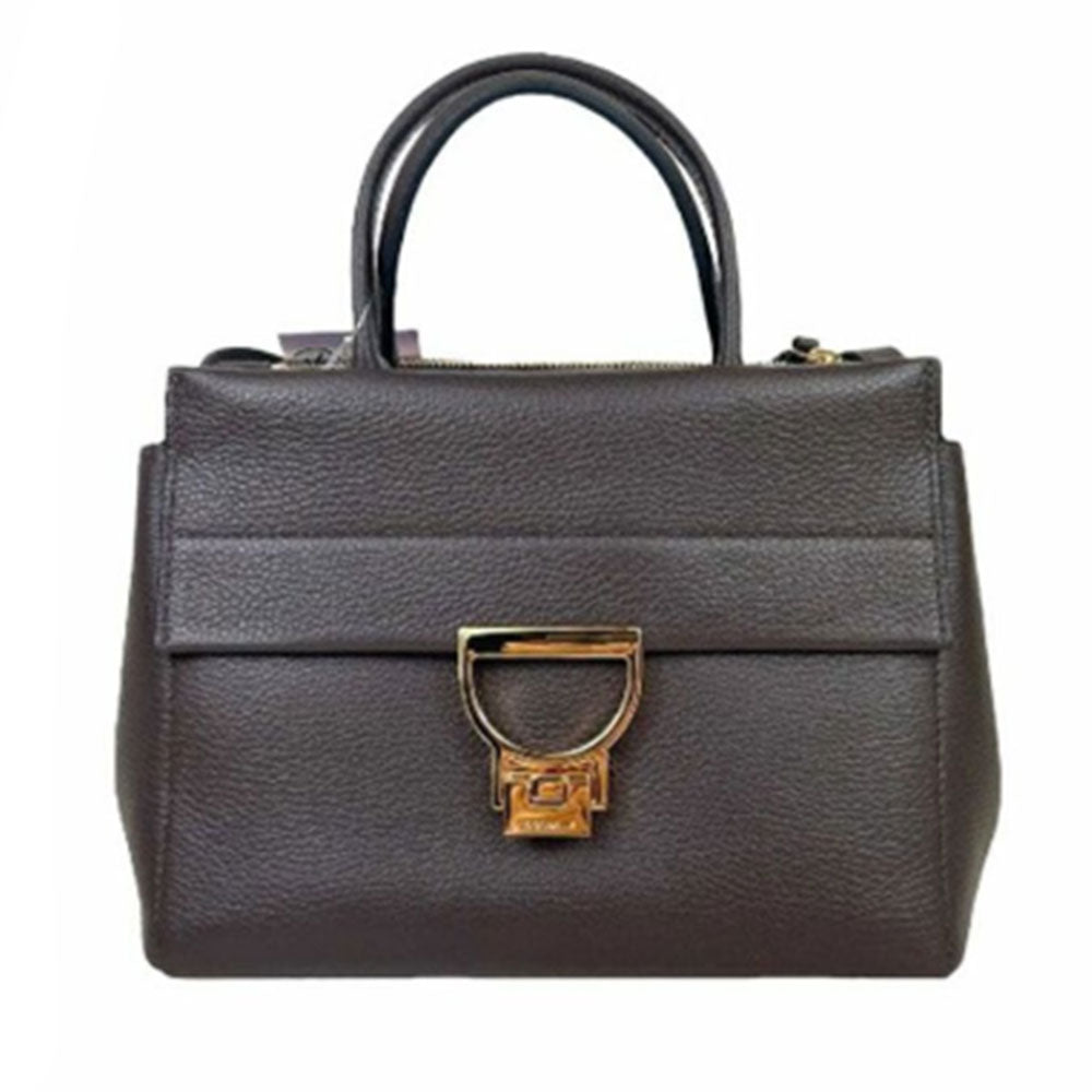 Borsa Donna a Mano COCCINELLE in Pelle linea Arlettis Medium Colore Fondant Brown