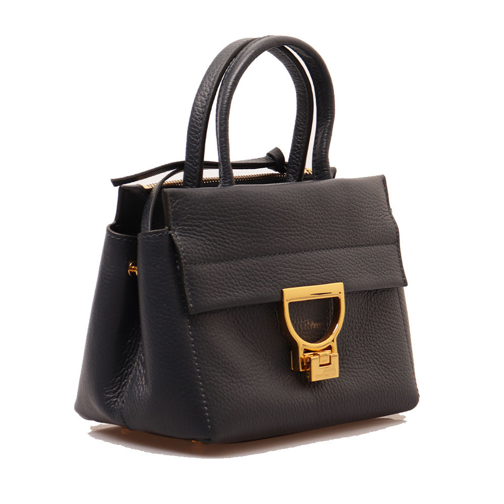 Borsa Donna a Mano COCCINELLE in Pelle linea Arlettis Colore Midnight Blue Misura Piccola