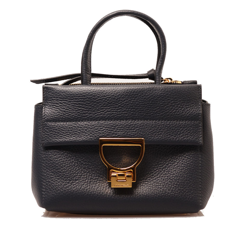 Borsa Donna a Mano COCCINELLE in Pelle linea Arlettis Colore Midnight Blue Misura Piccola