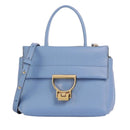 COCCINELLE Damenhandtasche aus Leder Arlettis Line Farbe Azul Kleine Größe