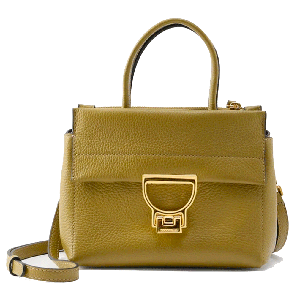 Borsa Donna a Mano COCCINELLE in Pelle linea Arlettis Colore Seagrass Misura Piccola