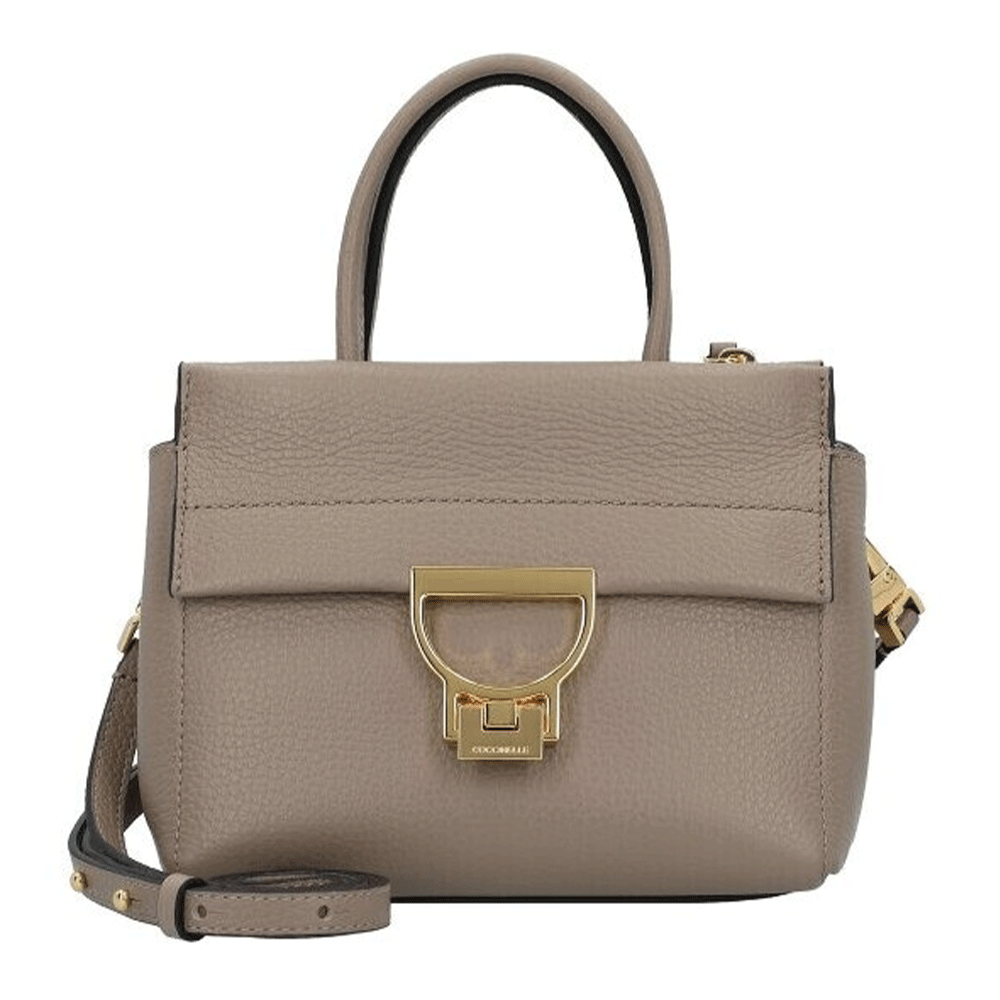 Borsa Donna a Mano COCCINELLE in Pelle linea Arlettis Colore Warm Taupe Misura Piccola