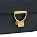 Borsa Donna a Mano con Tracolla COCCINELLE in Pelle Linea Arlettis Mini colore Midnight Blue