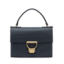 Borsa Donna a Mano con Tracolla COCCINELLE in Pelle Linea Arlettis Mini colore Midnight Blue