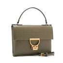 Borsa Donna a Mano con Tracolla COCCINELLE in Pelle Linea Arlettis Mini colore Laurel Green