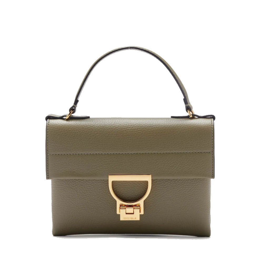 Borsa Donna a Mano con Tracolla COCCINELLE in Pelle Linea Arlettis Mini colore Laurel Green