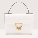 COCCINELLE Damen Handtasche mit Schultergurt aus Leder Arlettis Mini Line in Weiß
