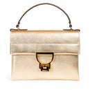 Borsa Donna a Mano con Tracolla COCCINELLE in Pelle Linea Arlettis Mini colore Golden