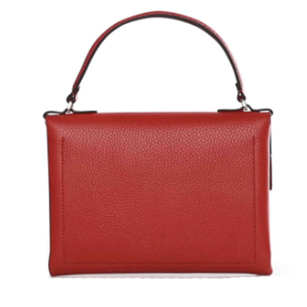 Damen-Henkeltasche mit Umhängeriemen COCCINELLE Modell Arlettis Mini aus Leder in Scarlet