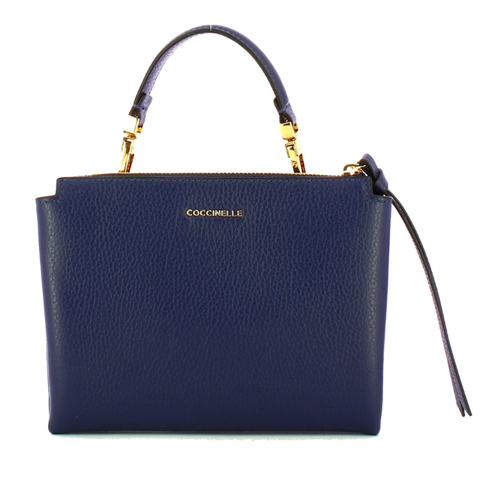 COCCINELLE Arlettis Damen Handtasche mit Schultergurt aus königsblauem Leder