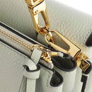 COCCINELLE Damenhandtasche mit Schultergurt aus Leder Arlettis Line Celadon Green Color