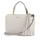 Borsa Donna a Mano con Tracolla COCCINELLE Linea Arlettis in Pelle colore Lambskin White