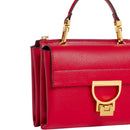 Borsa Donna a Mano con Tracolla COCCINELLE Linea Arlettis in Pelle colore Scarlet