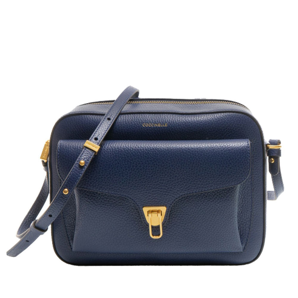 Borsa Donna a Tracolla COCCINELLE in Pelle Royal Blue linea Beat Soft