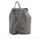 COCCINELLE Damen Lederrucksack, Beat Line, Graphitfarbe